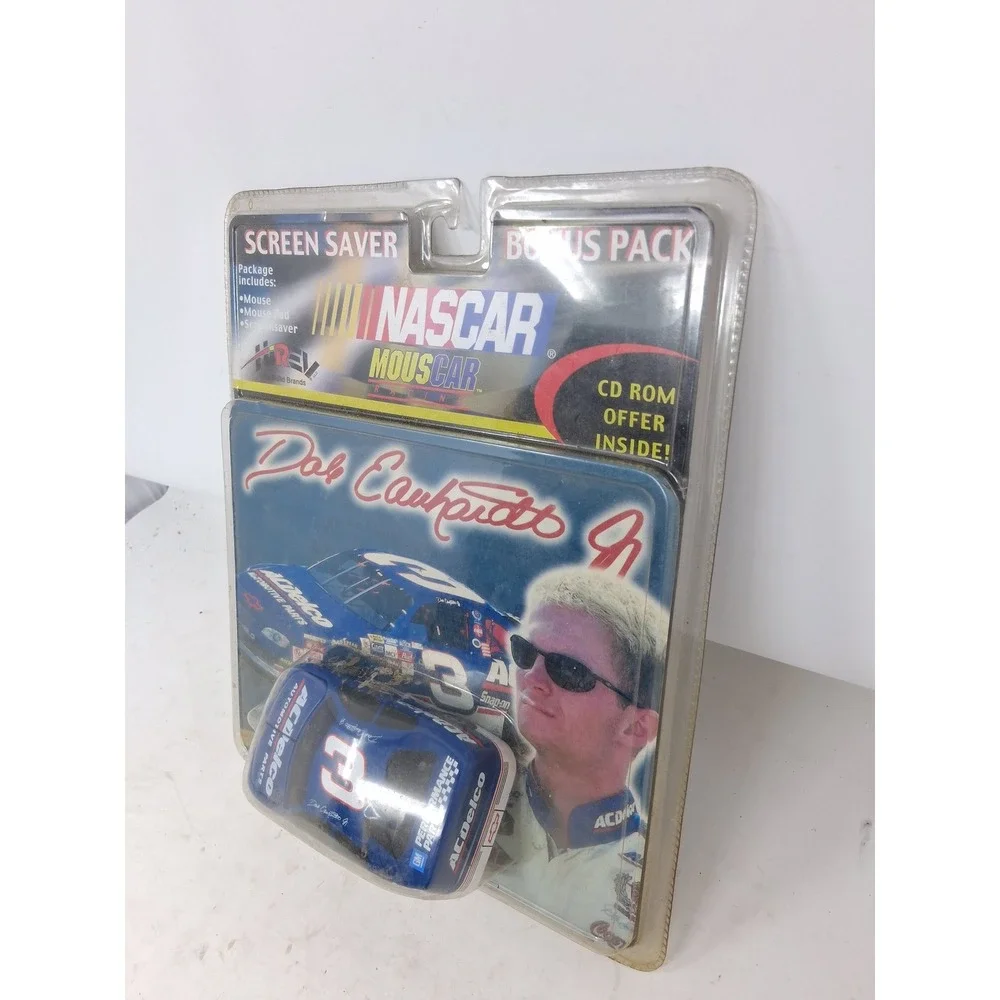 NASCAR Dale Earnhardt Jr Mouscar Racing Mouse nd Mouse Pad Set ACDelco 3 1999. M